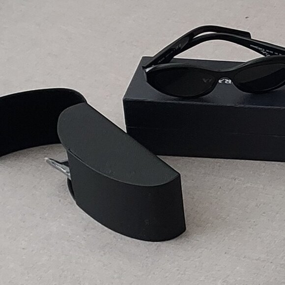 PRADA EYEWEAR Oval-frame acetate sunglasses - Picture 6 of 12